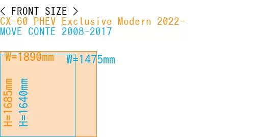 #CX-60 PHEV Exclusive Modern 2022- + MOVE CONTE 2008-2017
